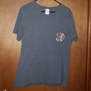 PiNK gray with rose gold sequins on the back